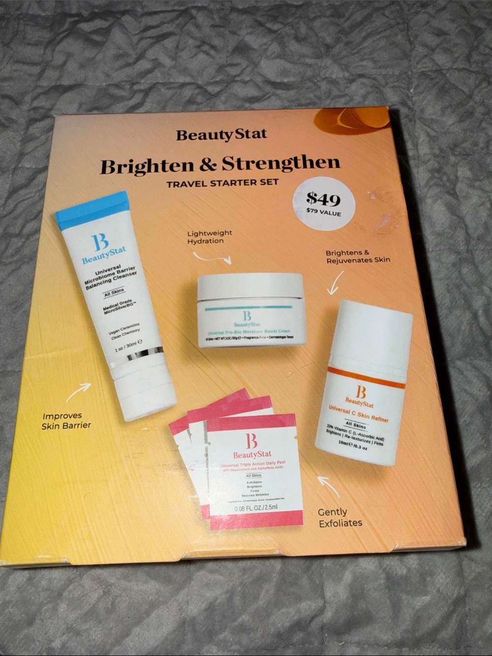 BeautyStat Brighten & Strengthen Travel Starter Set
